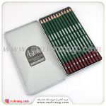 ست جعبه فلزی مداد طراحی آرتیست آریا - تصویر 3